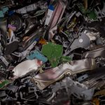 hard drives after being destroyed