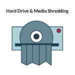 hard drive shredding icon